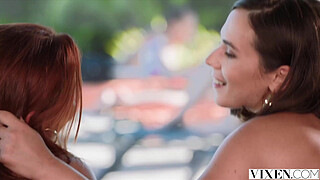 VIXEN Besties Eve & Agatha Make A Naughty Bet On Vacation