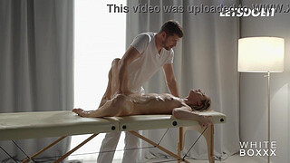 Sexy Blonde Nesty Receives Relaxing Massage Then Passionate Pussy Pounding - WHITEBOXXX