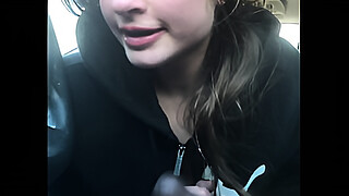 Lesbian bestfriend gives me road head til drinks it