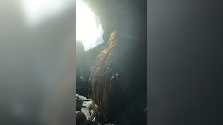 Lesbian bestfriend gives me road head til drinks it