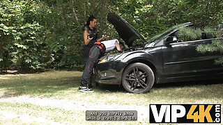 VIP4K. Hot mature brunette Texas Patti knows how to turn on men in public