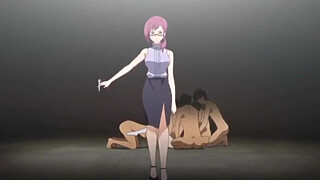 Hentai blonde president gets gangbanged