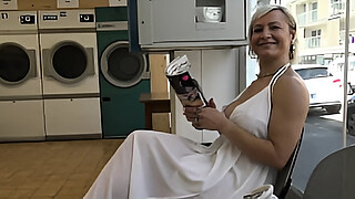 Kim, milf with big tits, fucks two young guys