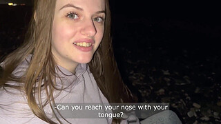 Undressed ON the STREET and sucked for money. FREE