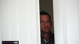 Babysitter Natalie Heart Shares A Thick Cock With Her BFF