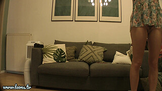 Hot girlfriends come for a fake photoshoot and have fun in casting with the porn director backstage and behind the scenes