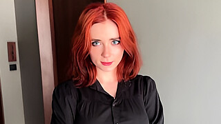 A Beautiful Red-Haired Stranger Was Refused, But Still Came To My Room For Sex