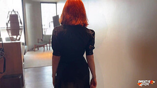 A Beautiful Red-Haired Stranger Was Refused, But Still Came To My Room For Sex