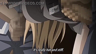 Hentai blonde fucked in stairwell