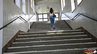 GERMAN SCOUT - Small Tits PAWG Vegan Bitch Mary Haze Pickup for Casting Fuck