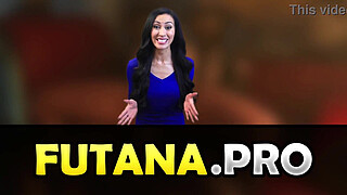 Experienced futa woman knows how to satisfy blonde's pussy and anal - Vivid 3d futanari sex video