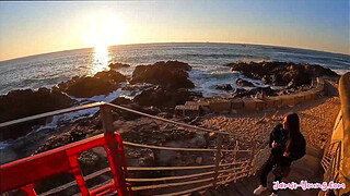 Hot and Romantic Couple Fuck on the Couch in Portugal | Jamie Young