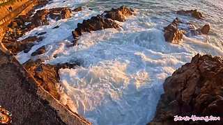 Hot and Romantic Couple Fuck on the Couch in Portugal | Jamie Young