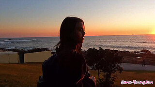 Hot and Romantic Couple Fuck on the Couch in Portugal | Jamie Young