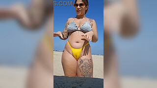 He asked for a blowjob on the beach