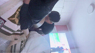 I FIND MY step BROTHER'S GIRLFRIEND TIRED AFTER THE GYM AND I END UP FUCKING HER