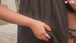 Brother enjoys threesome Rough Sex with two hot Step sisters in Family ( Hindi Audio )