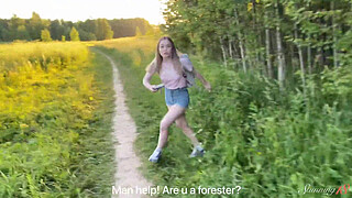 Pervy Teen Alexa Mills Gets Her Tart Packed In Da Wild!