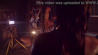 Lara Croft Bondage Show [Wildeer Studio][Sound]