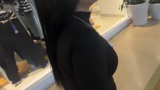 Little slut leaves with a fan that has just met