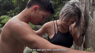 My First Time with my Stepson in the river -Monique Fuentes & Danner Mendez