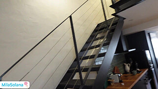 Cheating busty babe gets CREAMPIED by her boyfriend's Dad