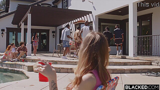 BLACKED Violet Myers Takes 8 BBCs In First-Ever Gangbang