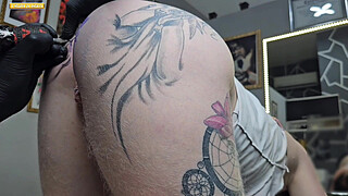 STARTING THE DAY WITH A CHANGE IN MY ANAL TATTOO 1