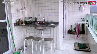 I hired this maid, how wonderful to see her in these shorts, I can't help myself