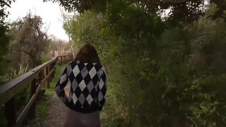 Petite Horny Teen Fucked in Public Park - almost Caught! - Outdoor Amateur Sex