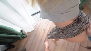 Stepbro, why don't you pay attention to me, I want to suck your cock and hot cum on my face