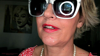 Beautiful Bitch Mature - Naughty Slut Who Loves Cock And Cum In Her Face - Facial Cumshot.