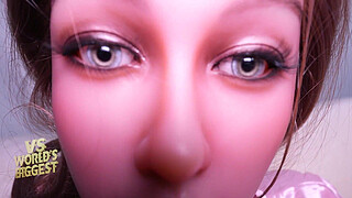 Hot Babe's Huge Belly Bulge Fucking Massive Long Cock Giant Cumshot BestRealDoll Lela Sex Doll Review