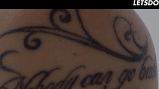 Czech Babe Belle Claire Covered in Oil and Fucked - WHITEBOXXX