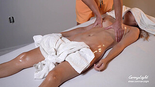 Fake masseur gives unexpected orgasms to SPA clients