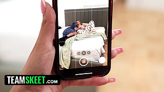 Cuck Girlfriend Catches Cum Dumpster BFF