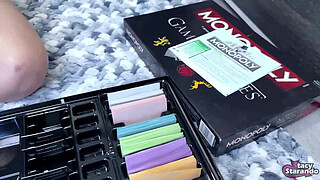 I became my Stepsister's SEX SLAVE when I played the "monopoly" board game with her. - PART ONE