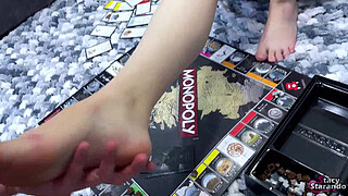 I became my Stepsister's SEX SLAVE when I played the "monopoly" board game with her. - PART ONE