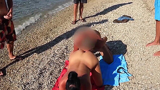 CUM PARTY ON THE BEACH! MY ASSHOLE IS THERE FOR EVERYONE!