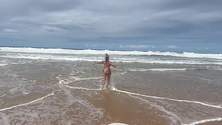 My friend and I took off our bikinis in the middle of Bahia beach and gave them to all the men who were there.