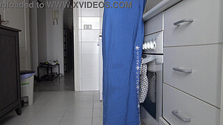 FAMILY TABOO: turkish muslim wife lets stepson cum inside her asshole while husband is at work