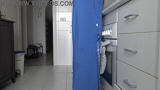 FAMILY TABOO: turkish muslim wife lets stepson cum inside her asshole while husband is at work