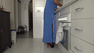 FAMILY TABOO: turkish muslim wife lets stepson cum inside her asshole while husband is at work