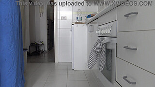 FAMILY TABOO: turkish muslim wife lets stepson cum inside her asshole while husband is at work