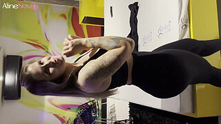 Hot blonde went out to eat a snack but she ended up being eaten as the main dish at the motel - Aline Novak