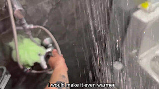 My Step Mom Made Me Wash Myself And Cum!