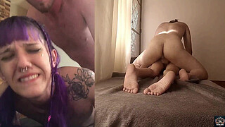 Alt Submissive Bitch, CRIES in pile driving - HARD ANAL Fuck