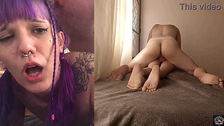 Alt Submissive Bitch, CRIES in pile driving - HARD ANAL Fuck