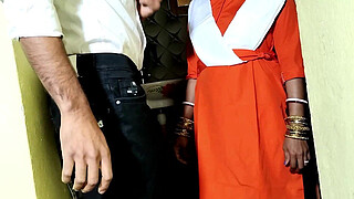 Senior Girl Hardcore Fucked in School Bathroom with junior class boy