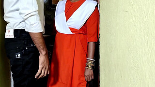 Senior Girl Hardcore Fucked in School Bathroom with junior class boy